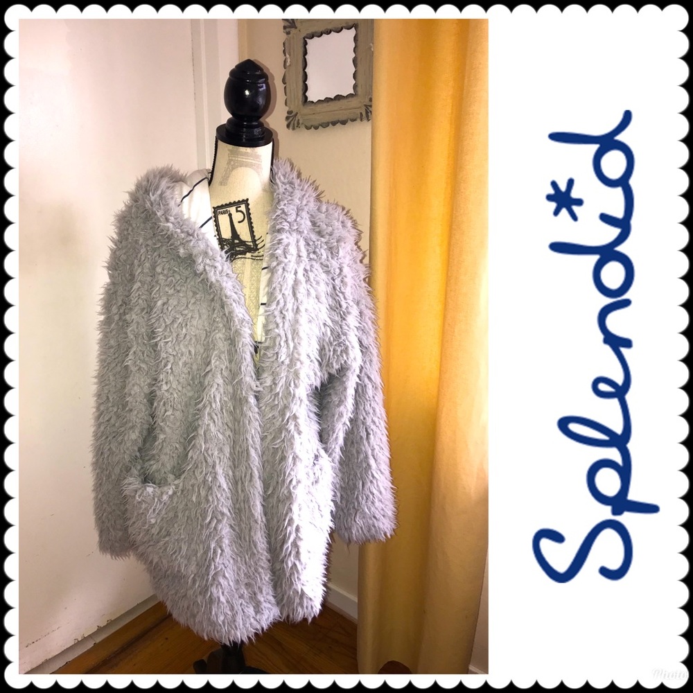 Splendid Teddy Hooded Pajama Jacket